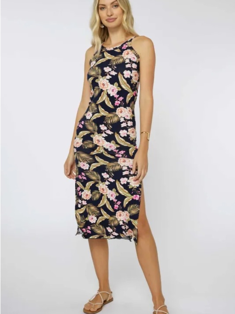 O'Neill Lagoon Rib Knit Midi Dress #31